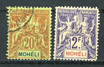 Briefmarken Moheli