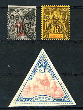 Briefmarken Obock