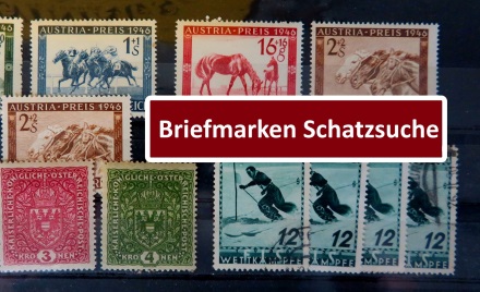 Interessante Briefmarken von Österreich