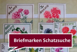 Briefmarken Schatzsuche in einem kleinen Briefmarkenalbum Alle Welt