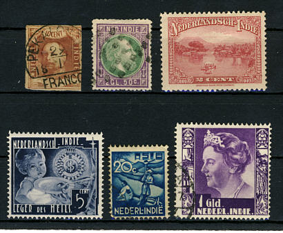 Briefmarken Niederl�ndisch Indien