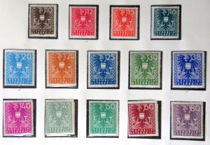 Österreich Briefmarken vom Jahr 1945