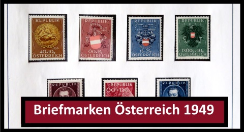 Österreich Briefmarken vom Jahr 1949