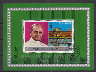 Paul VI auf Block von Yemen