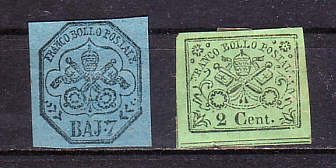 Briefmarken vom Kirchenstaat