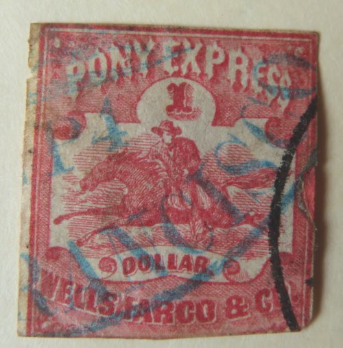 Pony Express Briefmarke