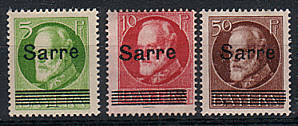 Briefmarken Saargebiet