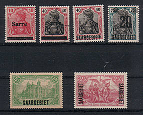 Briefmarken Saargebiet