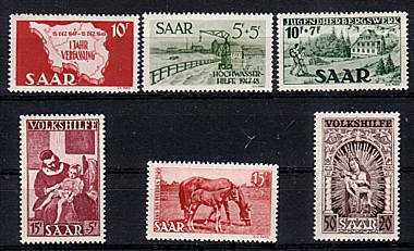 Briefmarken Saarland