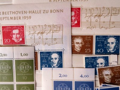 BRD Briefmarken und Blcke aus den 50 er Jahren