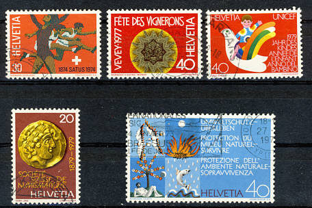 Schweiz Briefmarken 