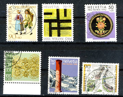 Schweiz Briefmarken 