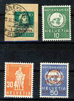 Schweiz Briefmarken 