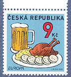 Tschechische Europa Briefmarke 
