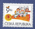 Briefmarke der Tschechischen Republik