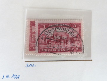 Briefmarke Deutsches Reich Weimarer Republik