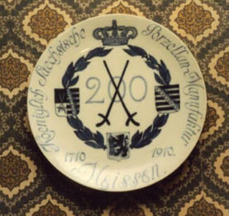Meissen Jubilee Plate 1910