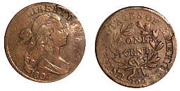 Draped Bust One Cent