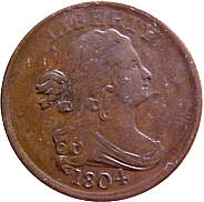 Draped Bust Half Cent