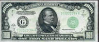 1934 $1000  Federal Reserve Banknote 