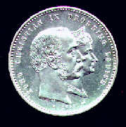 D�nemark, 2 Kronen, 1892