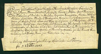 Brief an A. Friedrich v. Sachsen / Letter to August Friedrich