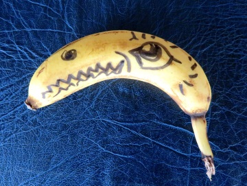 Fruit Art - Banana Art -  Kunst auf einer Banane