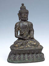 Bronze mit Buddha, CHINA Quing-Dynastie