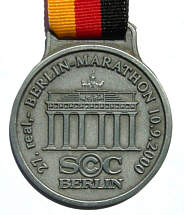 Finishermedaille Berlin Marathon