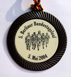 Laufmedaille Berliner Bundestagslauf