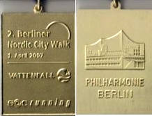 Laufmedaille Berlin Halbmarathon 2007