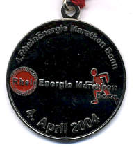 Marathonmedaille Bonn Marathon 2003