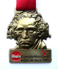 Marathonmedaille Bonn Marathon 2005