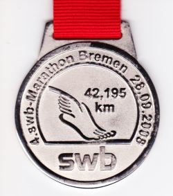 Laufmedaille Bremen