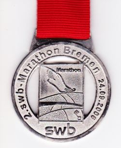 Laufmedaille Bremen