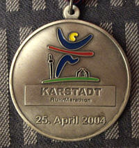 Laufmedaille Ruhr Marathon 2004