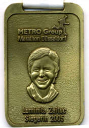 Marathonmedaille Dsseldorf Marathon 2006