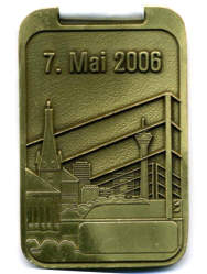 Marathonmedaille Dsseldorf Marathon 2006