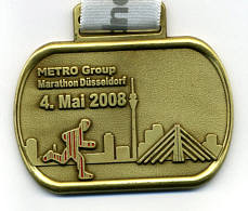 Marathonmedaille Dsseldorf Marathon