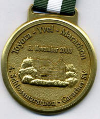Marathonmedaille Dsseldorf Garath Marathon 2005