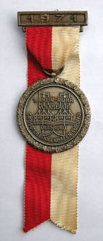 Laufmedaille Duisburg 1971