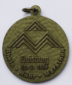 Laufmedaille Duisburg