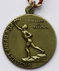 Laufmedaille Duisburg