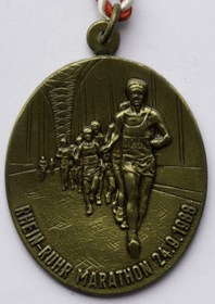 Laufmedaille Duisburg