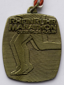 Laufmedaille Duisburg