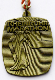 Laufmedaille Duisburg