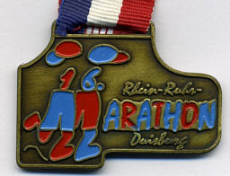 Laufmedaille Duisburg 1999