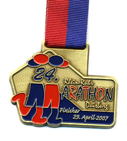 Laufmedaille Duisburg 2007