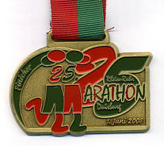 Laufmedaille Duisburg 2008