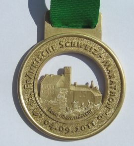 Laufmedaille Frnkische Schweiz Marathon